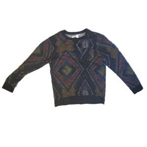 On the Byas PacSun Sz M All Over Print Diamond Pattern Cotton